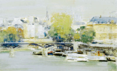 La Seine 　”Pont des Arts　セーヌ河　　ポン・デザール”